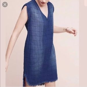 Anthropologie Cloth and Stone Chambray Dress